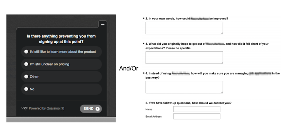 user survey example