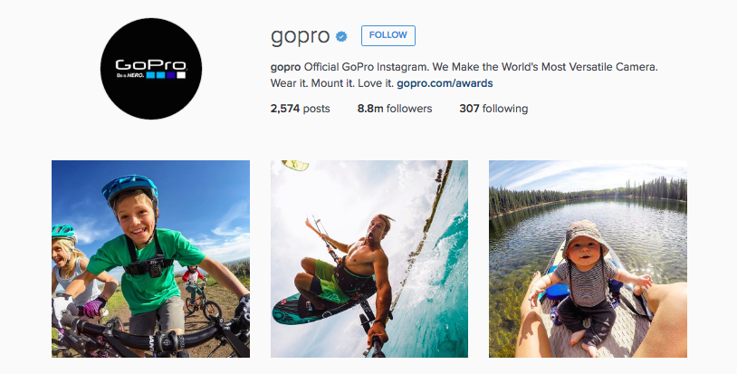 GoPro user generated content