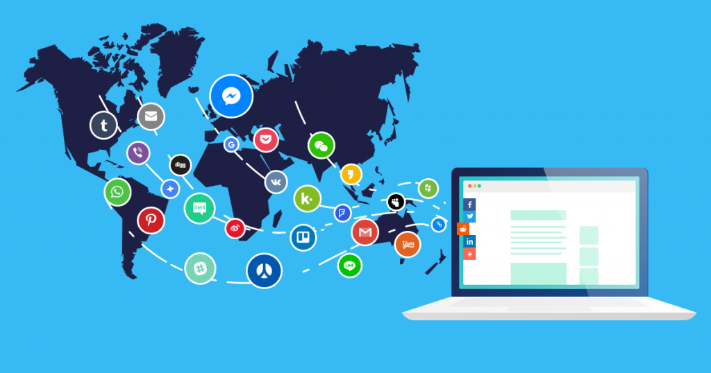 Most Popular Social Media Platforms Around the World - AddThis