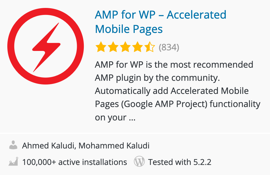 AMP for WP Plugin